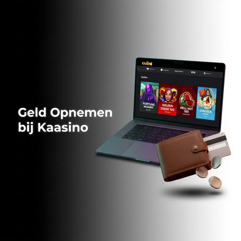 Geld opnemen bij Kaasino overzicht