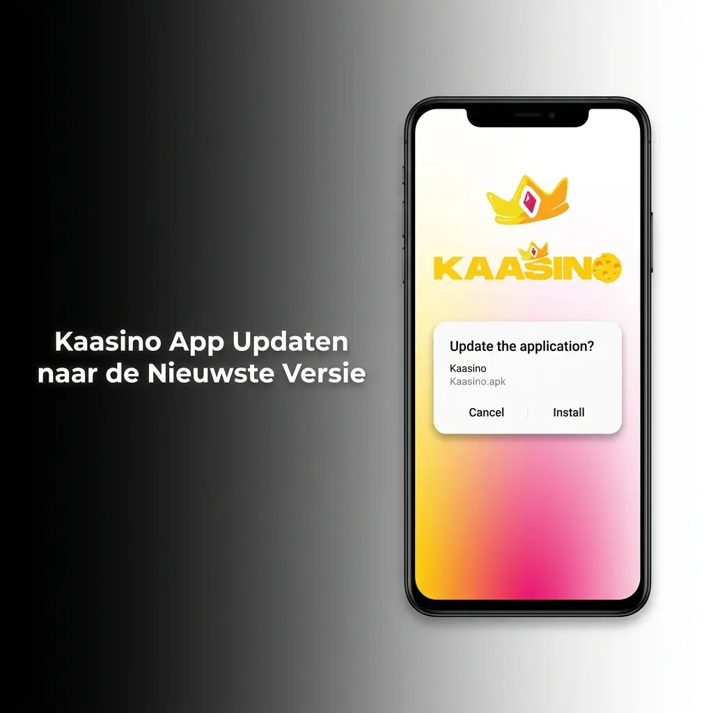 Kaasino app update installeren via APK-bestand